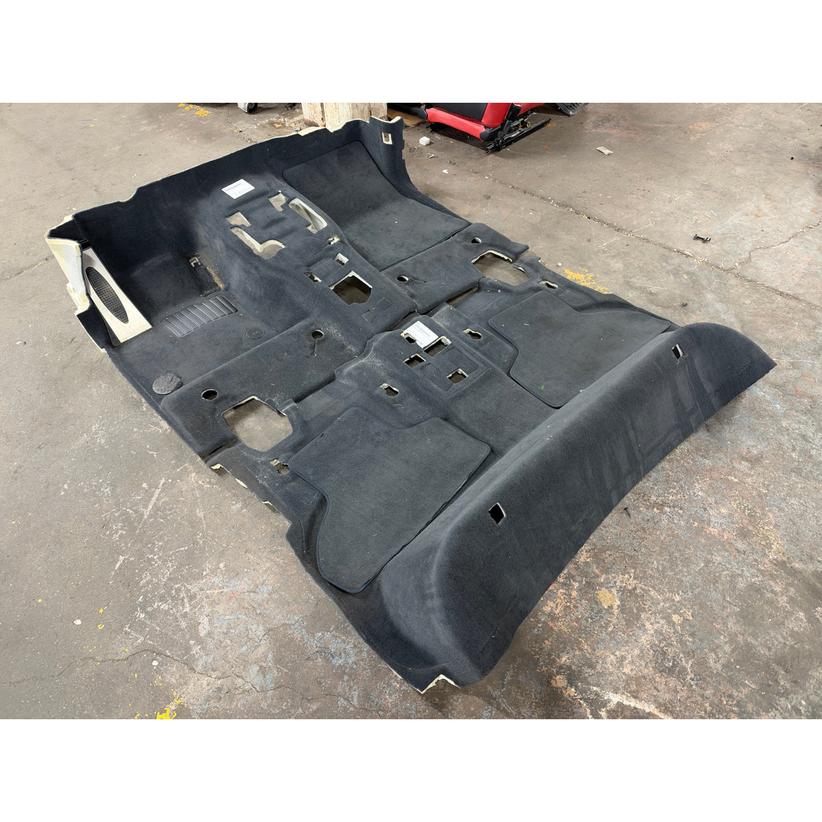 BMW F15 X5 Carpet Pair Floor Covering Set Anthracite Black M Sport OEM 2014-2018