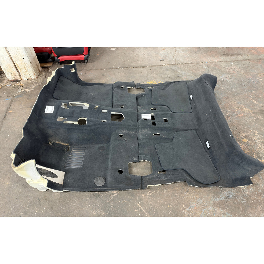BMW F15 X5 Carpet Pair Floor Covering Set Anthracite Black M Sport OEM 2014-2018