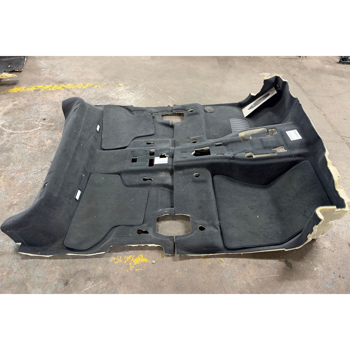 BMW F15 X5 Carpet Pair Floor Covering Set Anthracite Black M Sport OEM 2014-2018