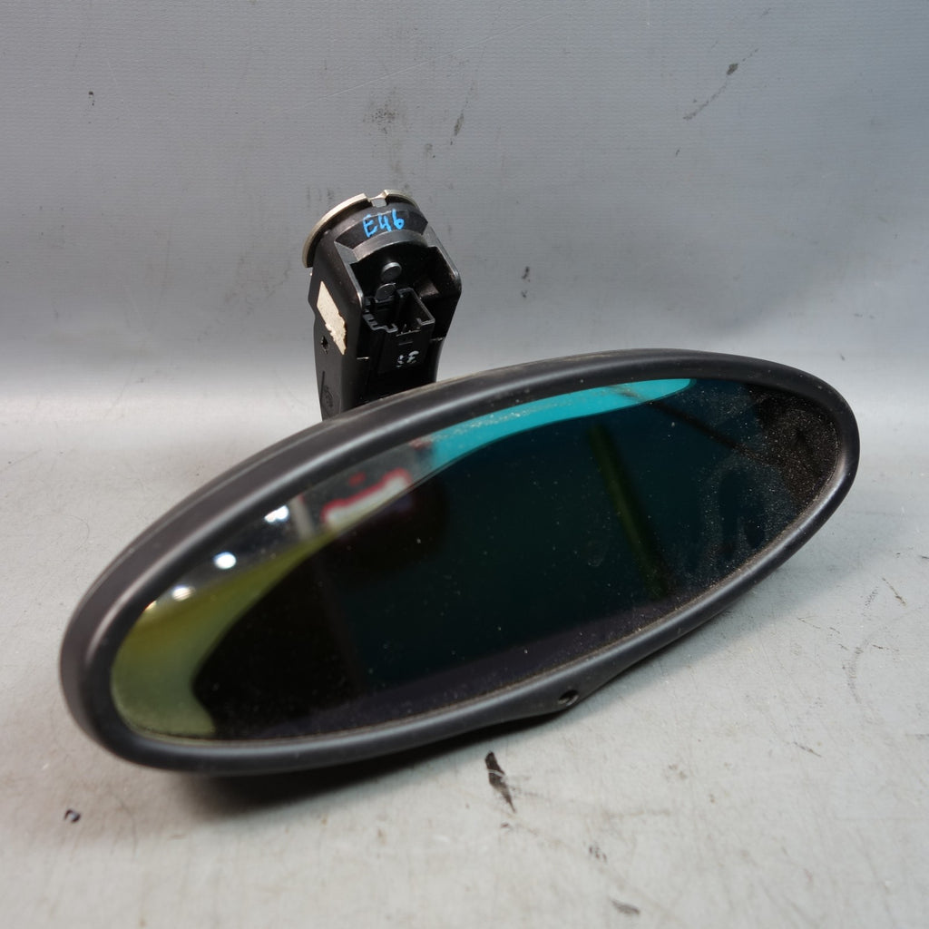 BMW E46 M3 E85 E86 Z4 M Oval Interior Rear View Mirror Dimming OEM *Damaged*