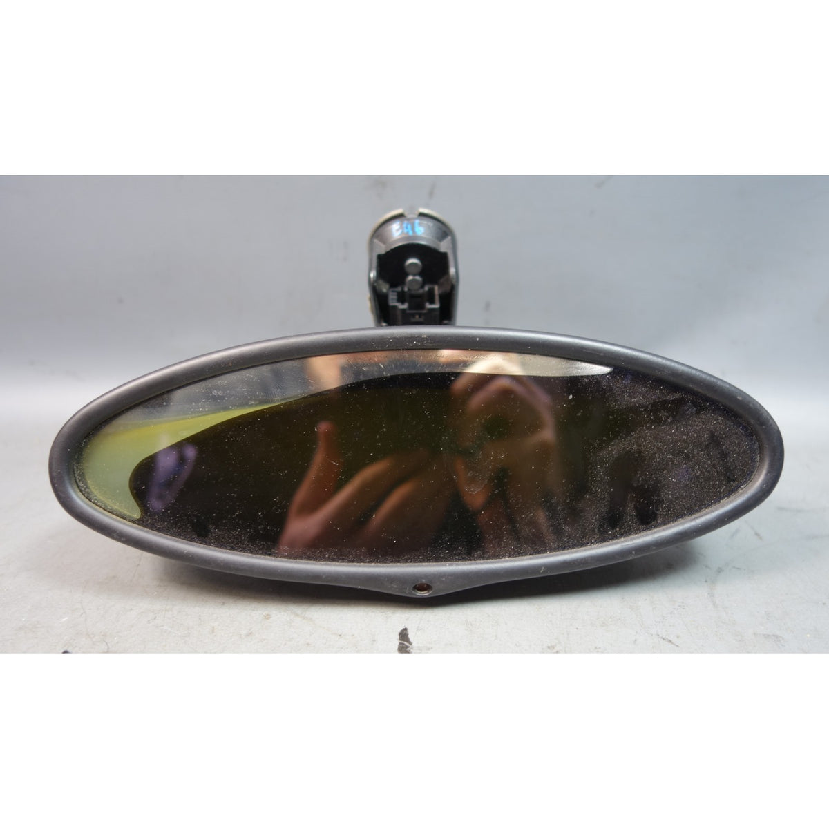 BMW E46 M3 E85 E86 Z4 M Oval Interior Rear View Mirror Dimming OEM *Damaged*