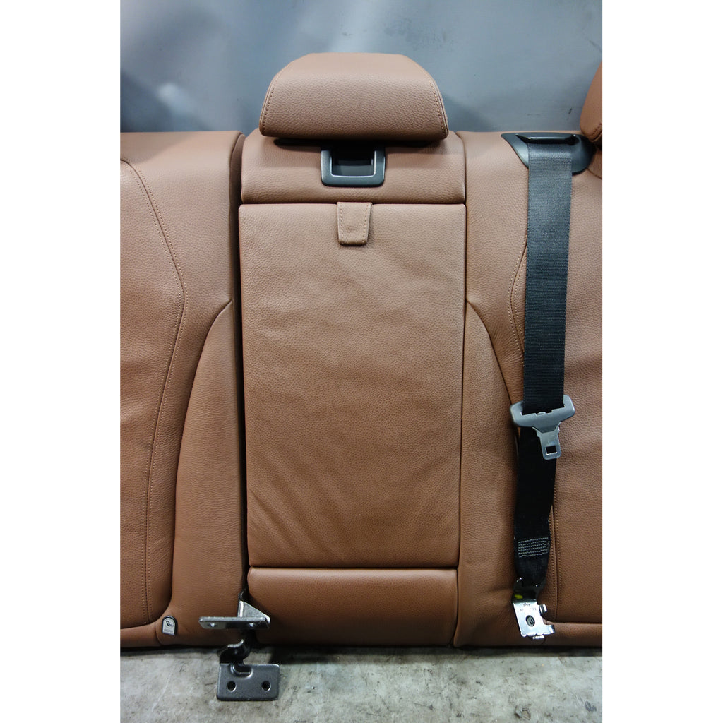 2014 BMW F15 X5 Rear Seat Backrest Cushion Terra Brown Dakota Leather OEM LCB8