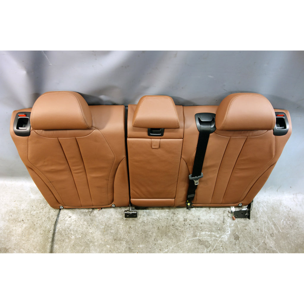 2014 BMW F15 X5 Rear Seat Backrest Cushion Terra Brown Dakota Leather OEM LCB8