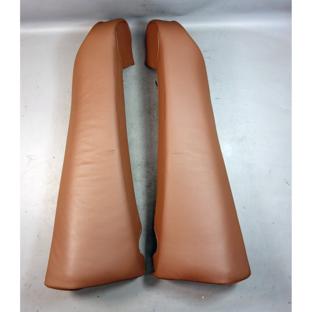 BMW F15 X5 Rear Seat Side Bolster Cushion Pair Terra Brown Leather LCB8 14-18
