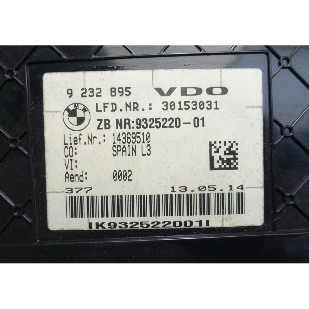 BMW F30 F31 F32 F36 3 4 Series Expanded Sport Instrument Cluster Gauge OEM S6WAA