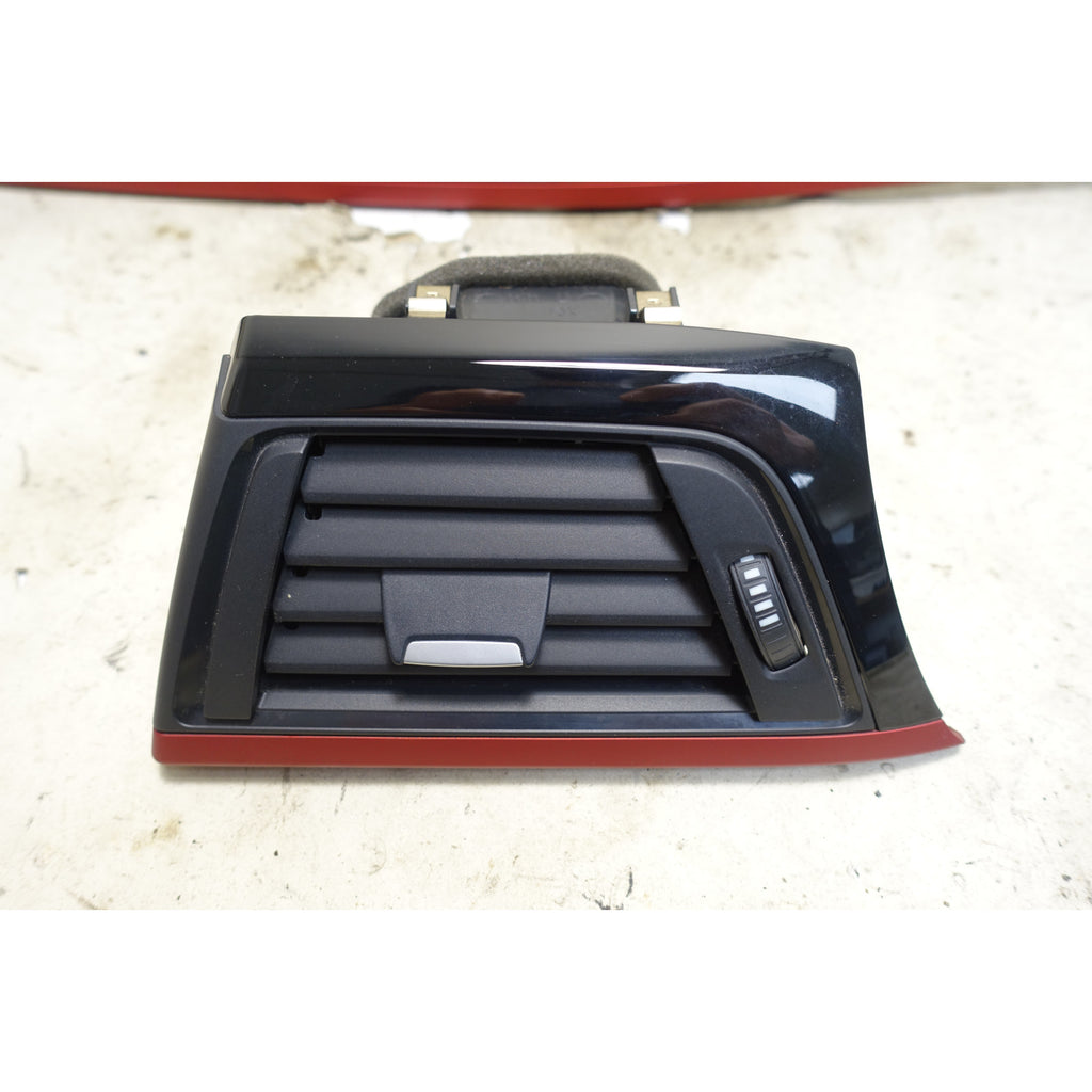 BMW F30 F31 F32 F36 Dash Trim Set Gloss Black Coral Red Sport Line OEM 12-19