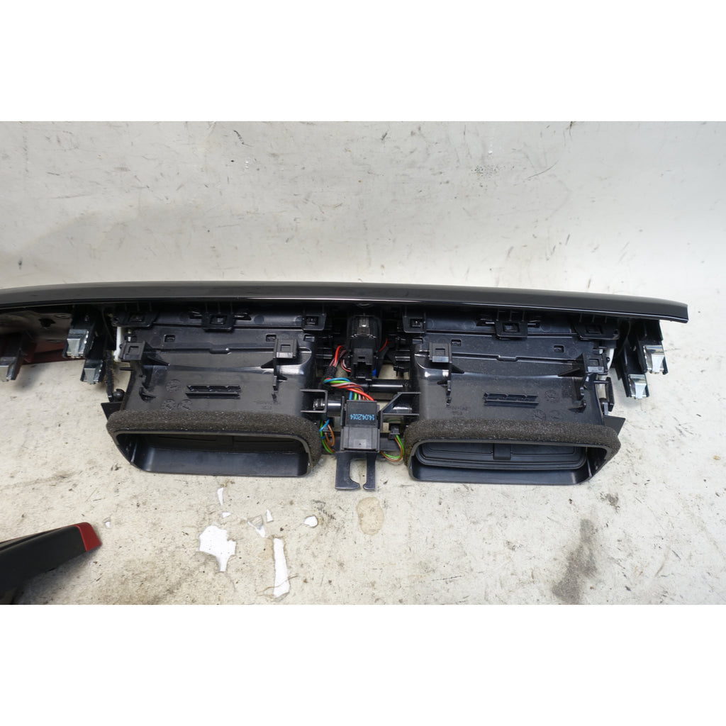 BMW F30 F31 F32 F36 Dash Trim Set Gloss Black Coral Red Sport Line OEM 12-19