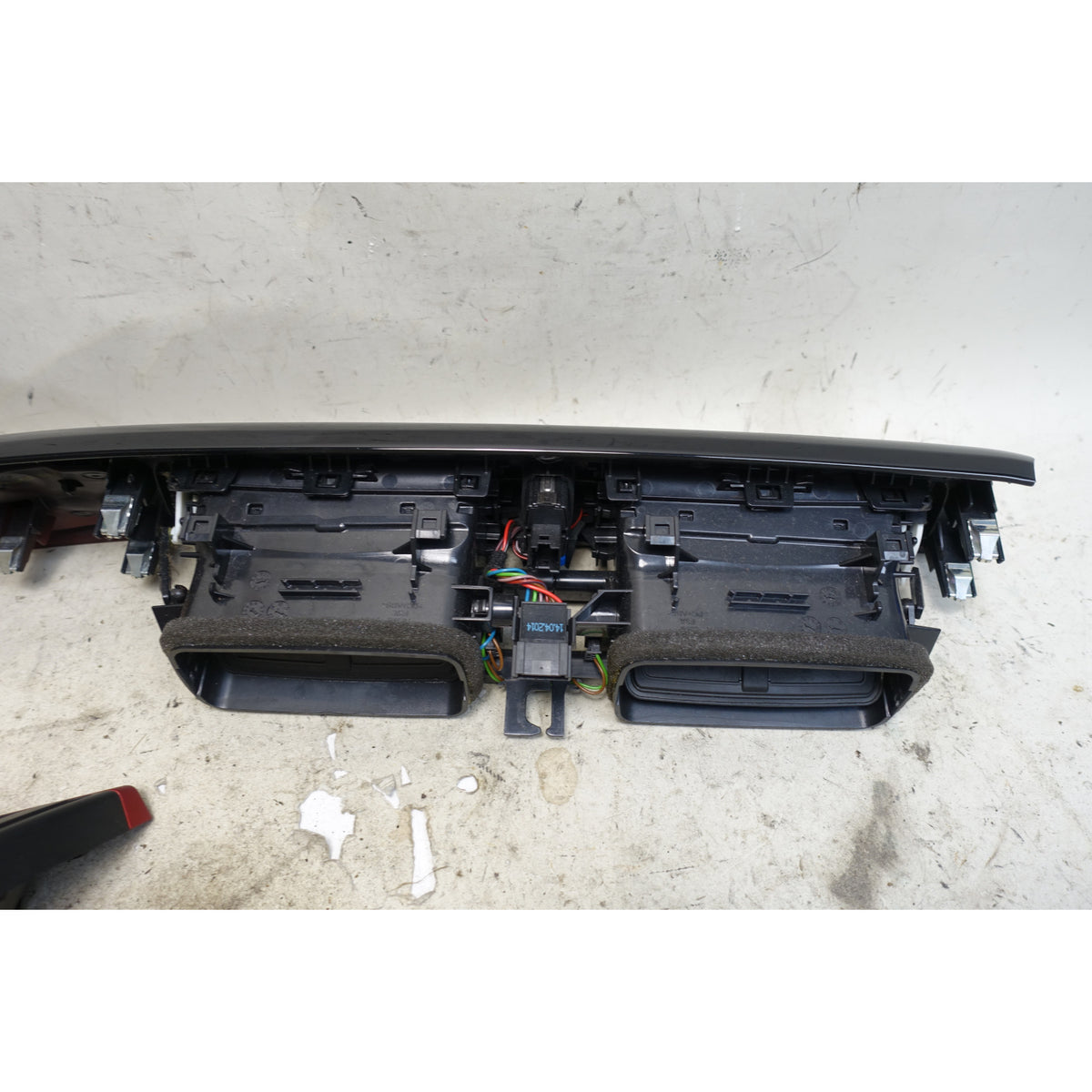 BMW F30 F31 F32 F36 Dash Trim Set Gloss Black Coral Red Sport Line OEM 12-19