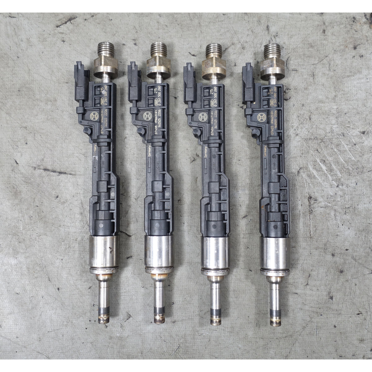 BMW F30 F22 F32 F36 N26 SULEV EU6 Direct Fuel Injector Set of 4 OEM 2014-2016