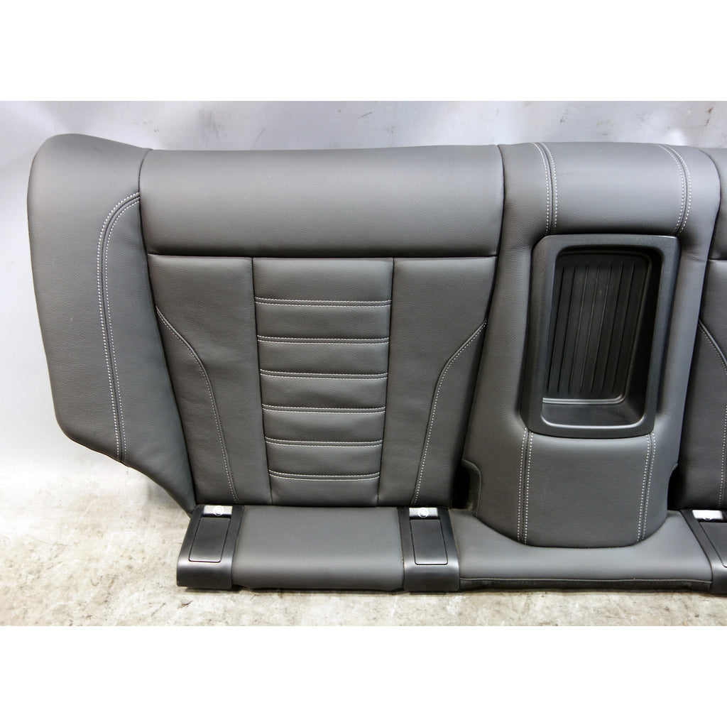 23-26 BMW M2 G87 OEM Rear Seat Bottom Cushion Black Vernasca Leather Grey Stitch