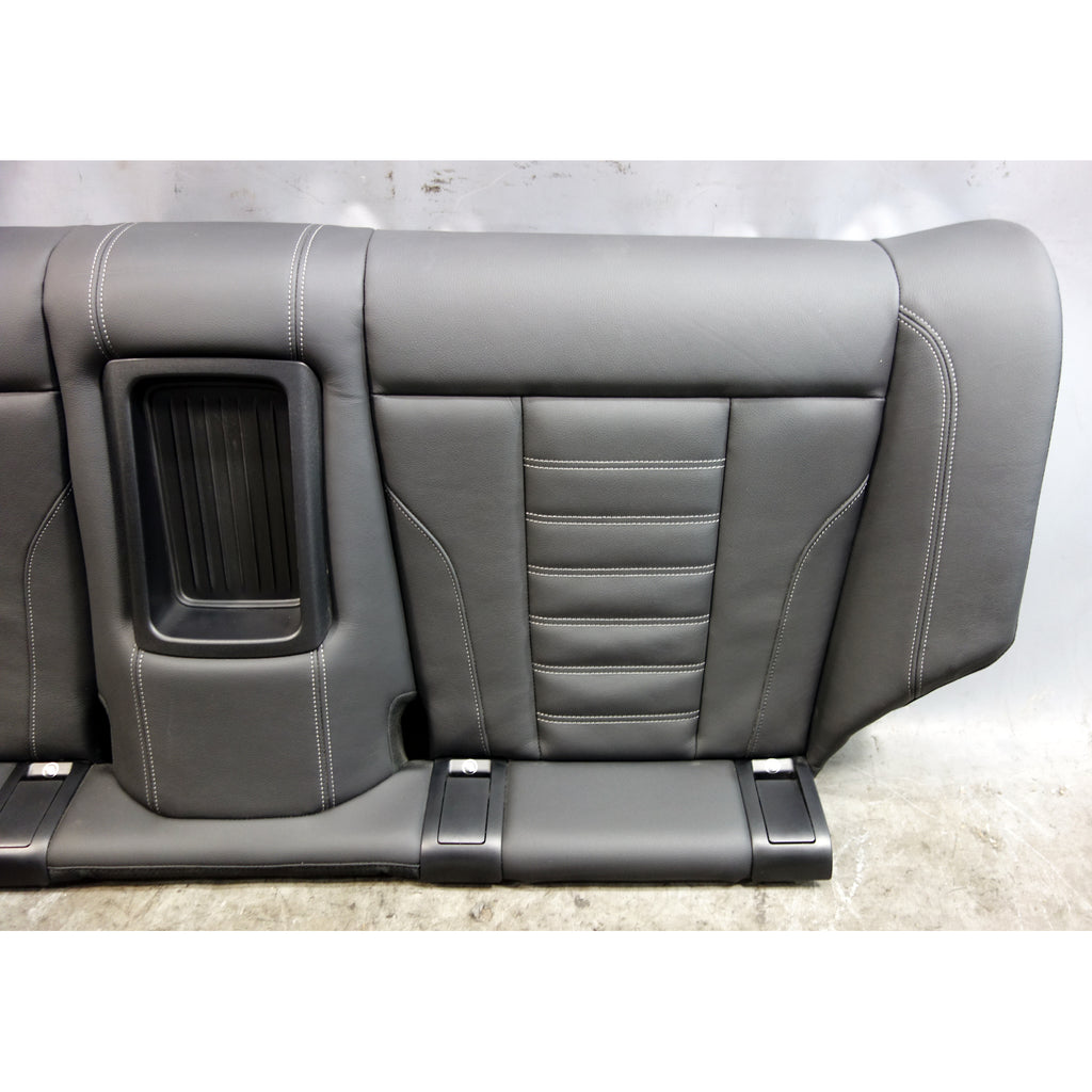 23-26 BMW M2 G87 OEM Rear Seat Bottom Cushion Black Vernasca Leather Grey Stitch