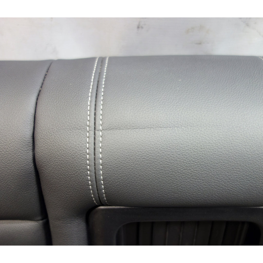 23-26 BMW M2 G87 OEM Rear Seat Bottom Cushion Black Vernasca Leather Grey Stitch