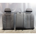 23-26 BMW M2 G87 OEM Rear Folding Seat Back Black Vernasca Leather Grey Stitch