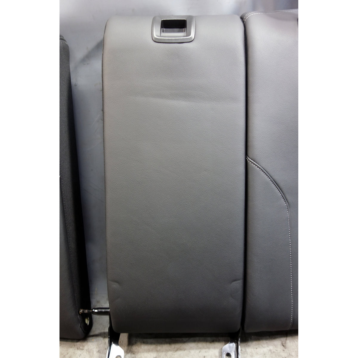 23-26 BMW M2 G87 OEM Rear Folding Seat Back Black Vernasca Leather Grey Stitch