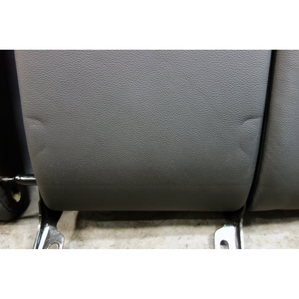 23-26 BMW M2 G87 OEM Rear Folding Seat Back Black Vernasca Leather Grey Stitch