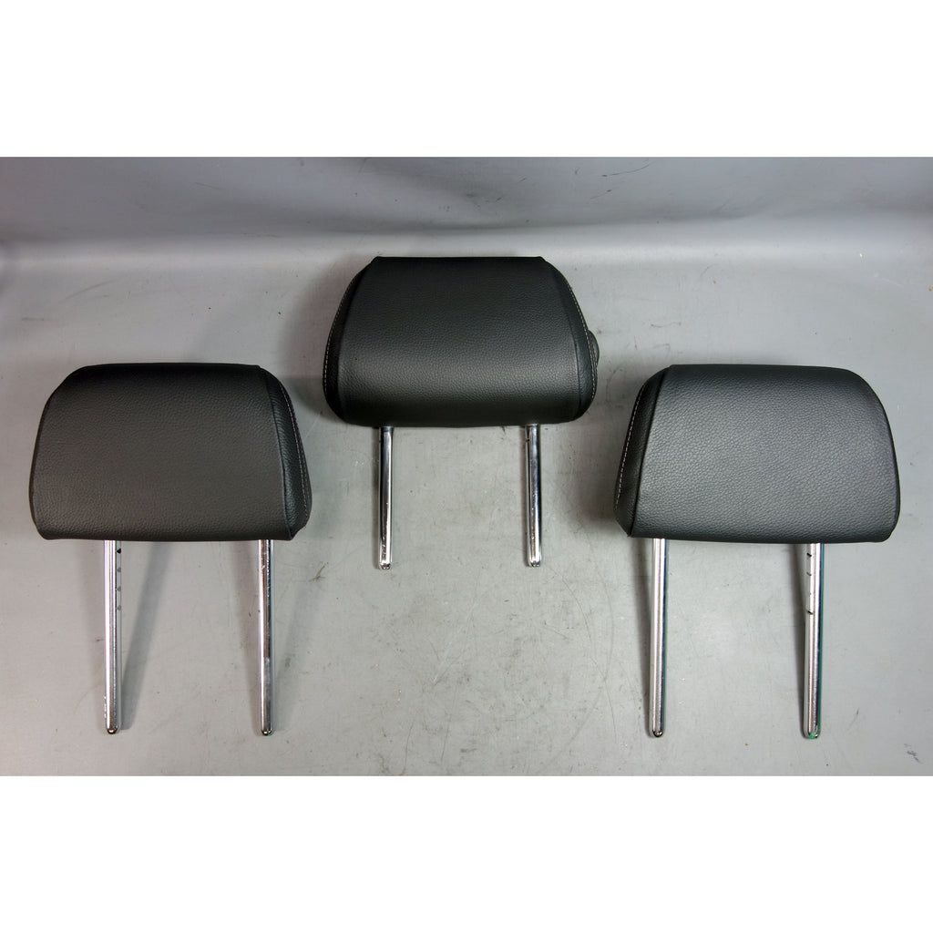 2017-2020 BMW 5-Series G30 OEM Rear Headrest Set Black Dakota Leather 530i 540i