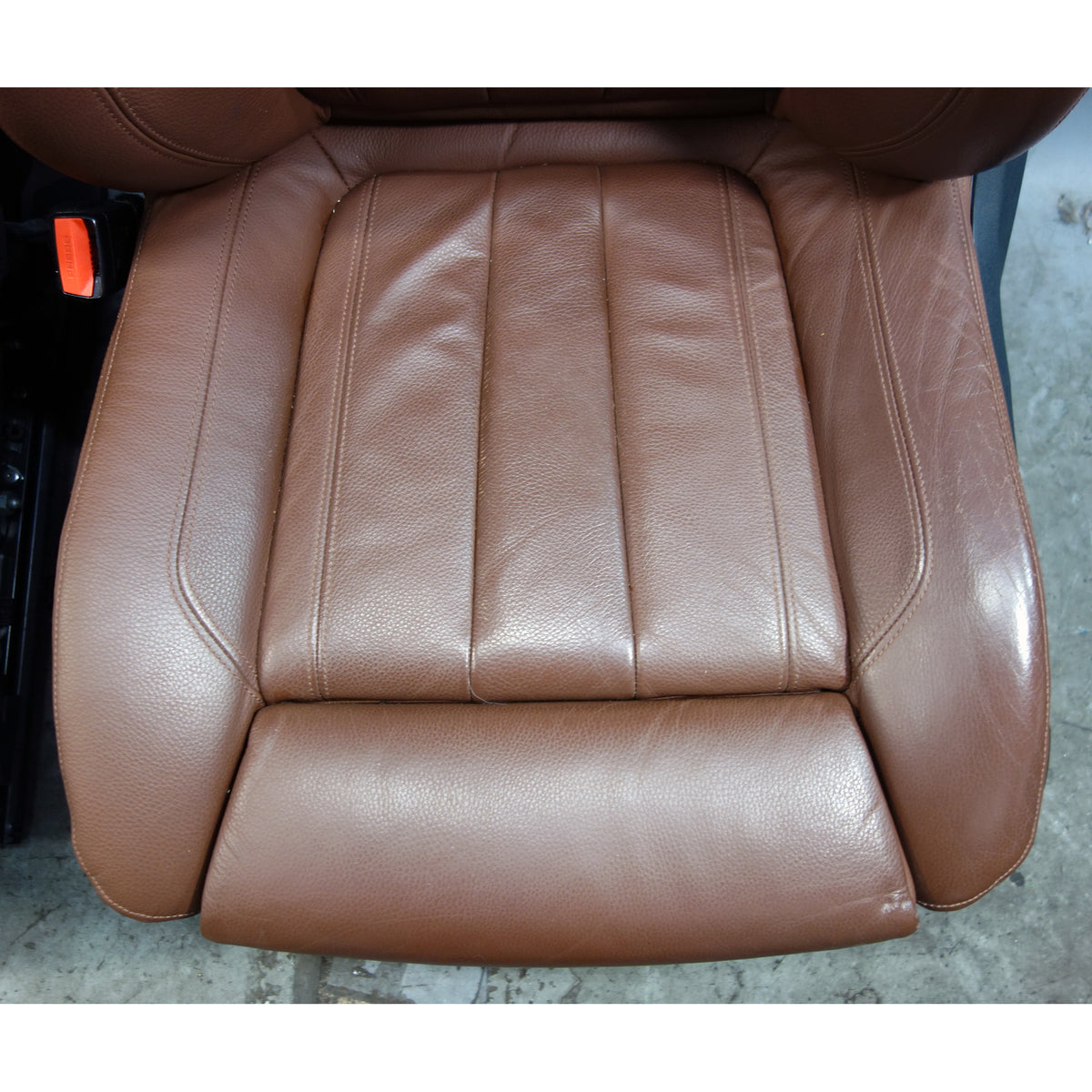 BMW X5 F15 OEM Front Comfort Seats Pair Heated Terra Brown Leather 2014-2015