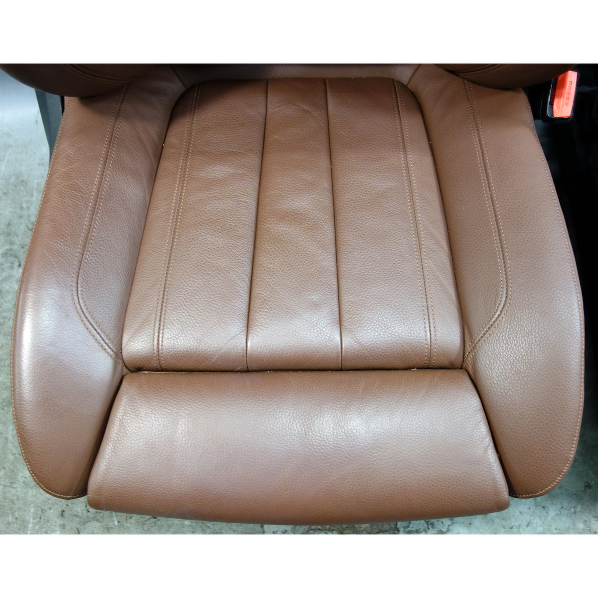 BMW X5 F15 OEM Front Comfort Seats Pair Heated Terra Brown Leather 2014-2015