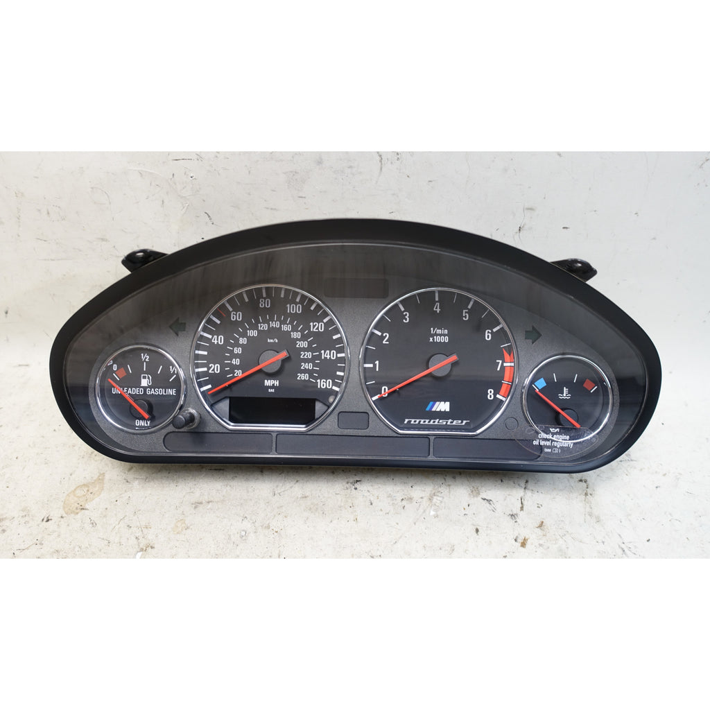 BMW Z3 M Roadster S52 Instrument Gauge Cluster Panel Speedo MPH OEM 1998-2000