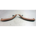 BMW X5 F15 X6 F16 OEM Rear Door Pull Grab Handle Pair Terra Brown Leather 14-19