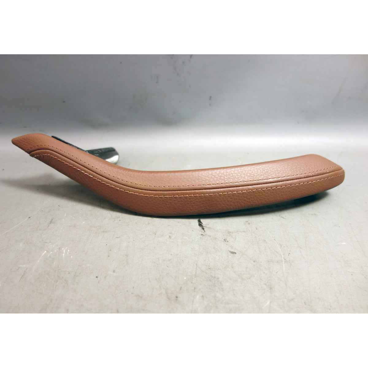 BMW X5 F15 X6 F16 OEM Rear Door Pull Grab Handle Pair Terra Brown Leather 14-19
