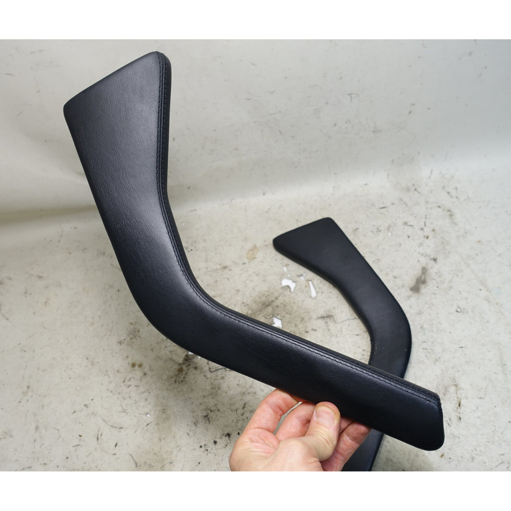 BMW Z3 M Roadster Coupe Center Console Side Trim Pair Black Leather OEM 98-02