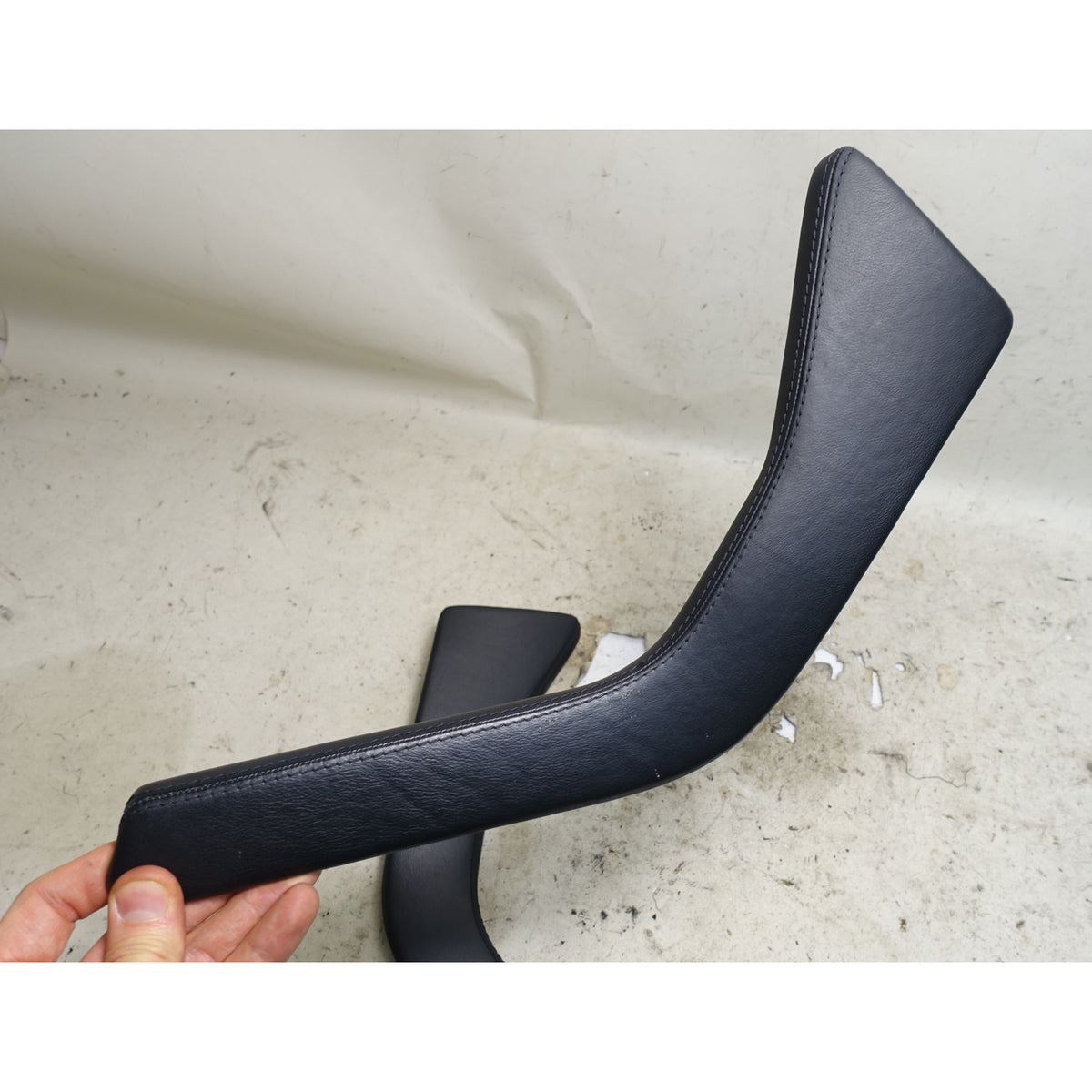 BMW Z3 M Roadster Coupe Center Console Side Trim Pair Black Leather OEM 98-02
