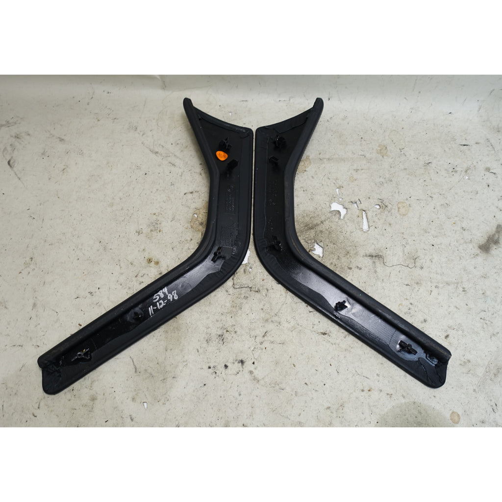 BMW Z3 M Roadster Coupe Center Console Side Trim Pair Black Leather OEM 98-02