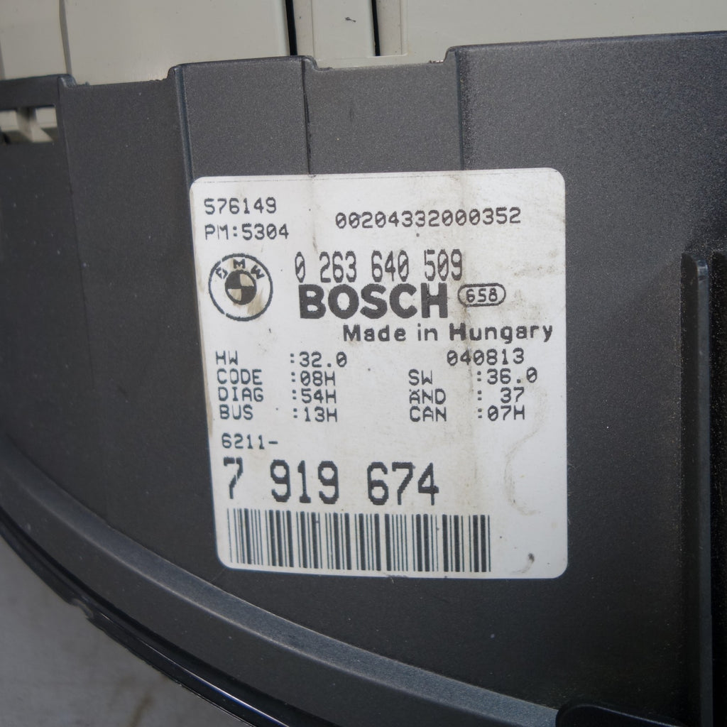 BMW E46 330Ci 2-Dr ZHP Performance OEM Instrument Cluster Speedometer Automatic