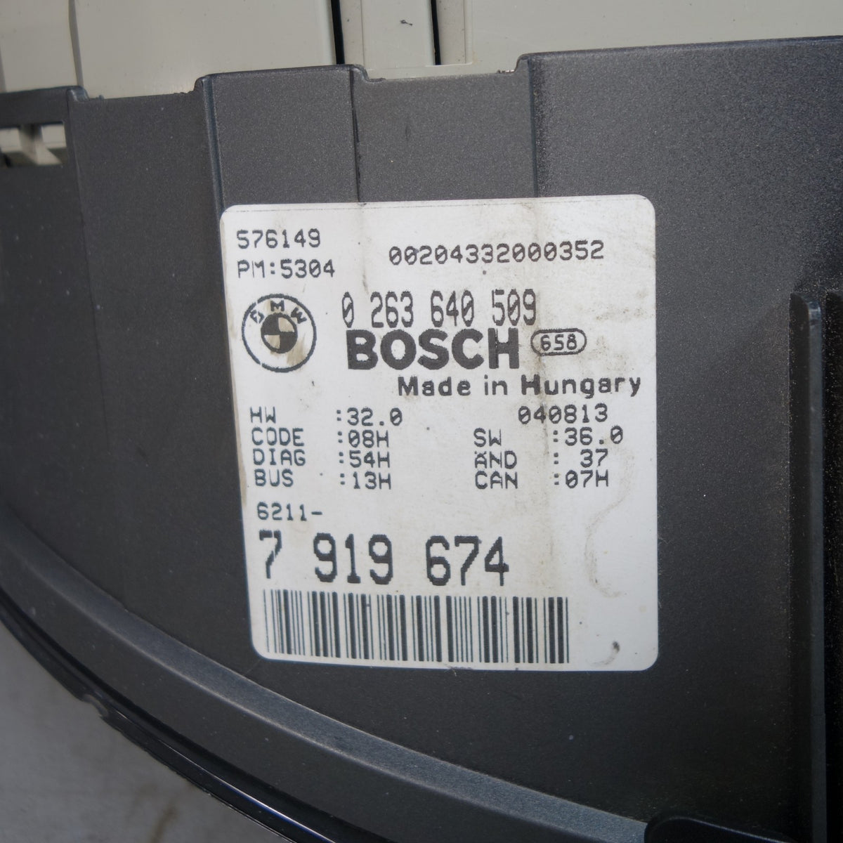 BMW E46 330Ci 2-Dr ZHP Performance OEM Instrument Cluster Speedometer Automatic