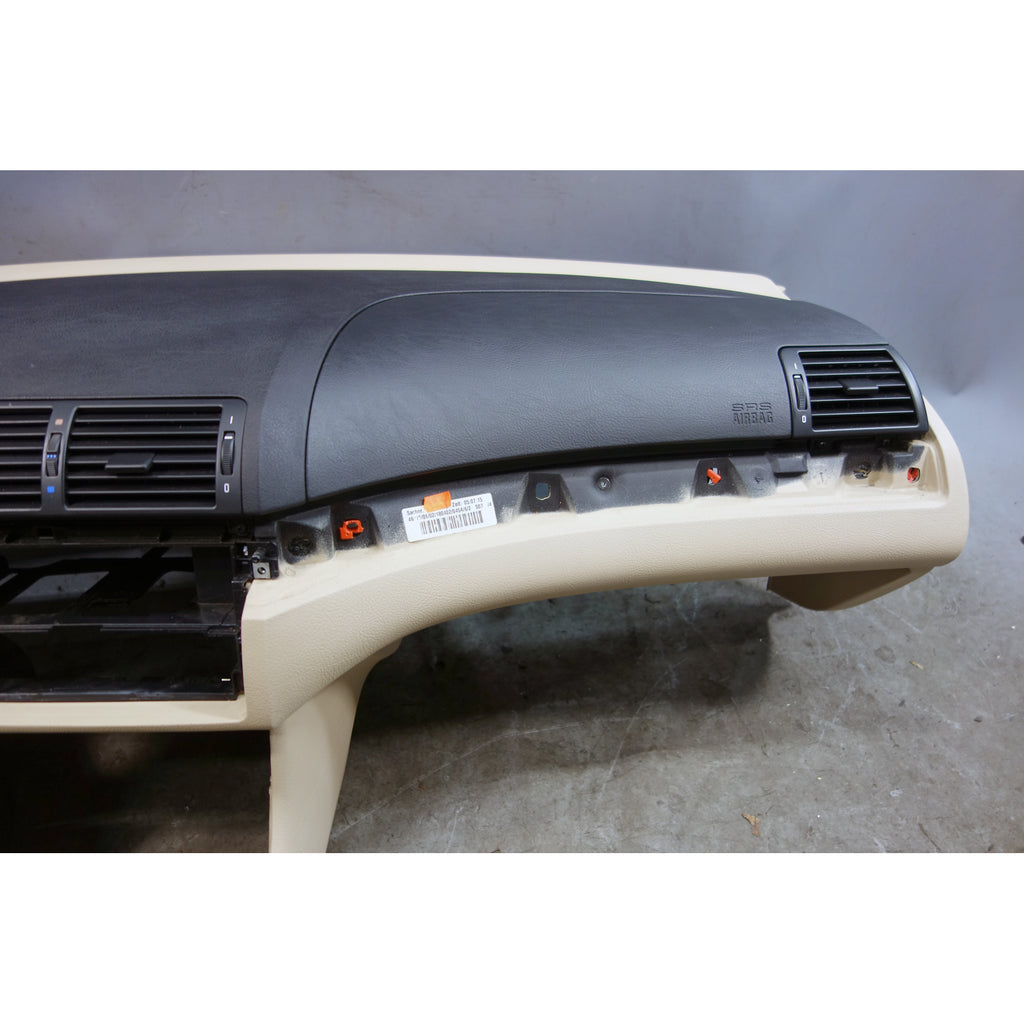 BMW E46 3-Series OEM Dashboard Dash Assembly Beige 323i 325i 328i 330i 1999-2006