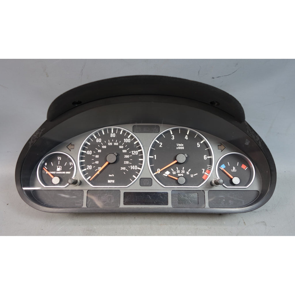 BMW E46 330i Sedan ZHP Performance OEM Instrument Cluster Speedometer Automatic