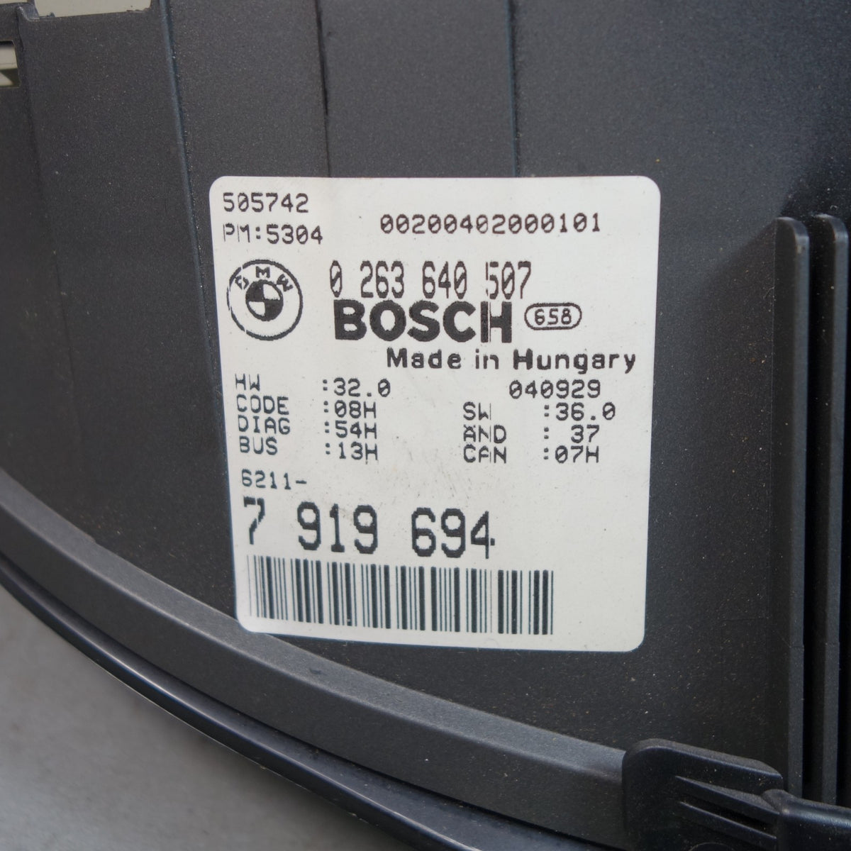 BMW E46 330i Sedan ZHP Performance OEM Instrument Cluster Speedometer Automatic