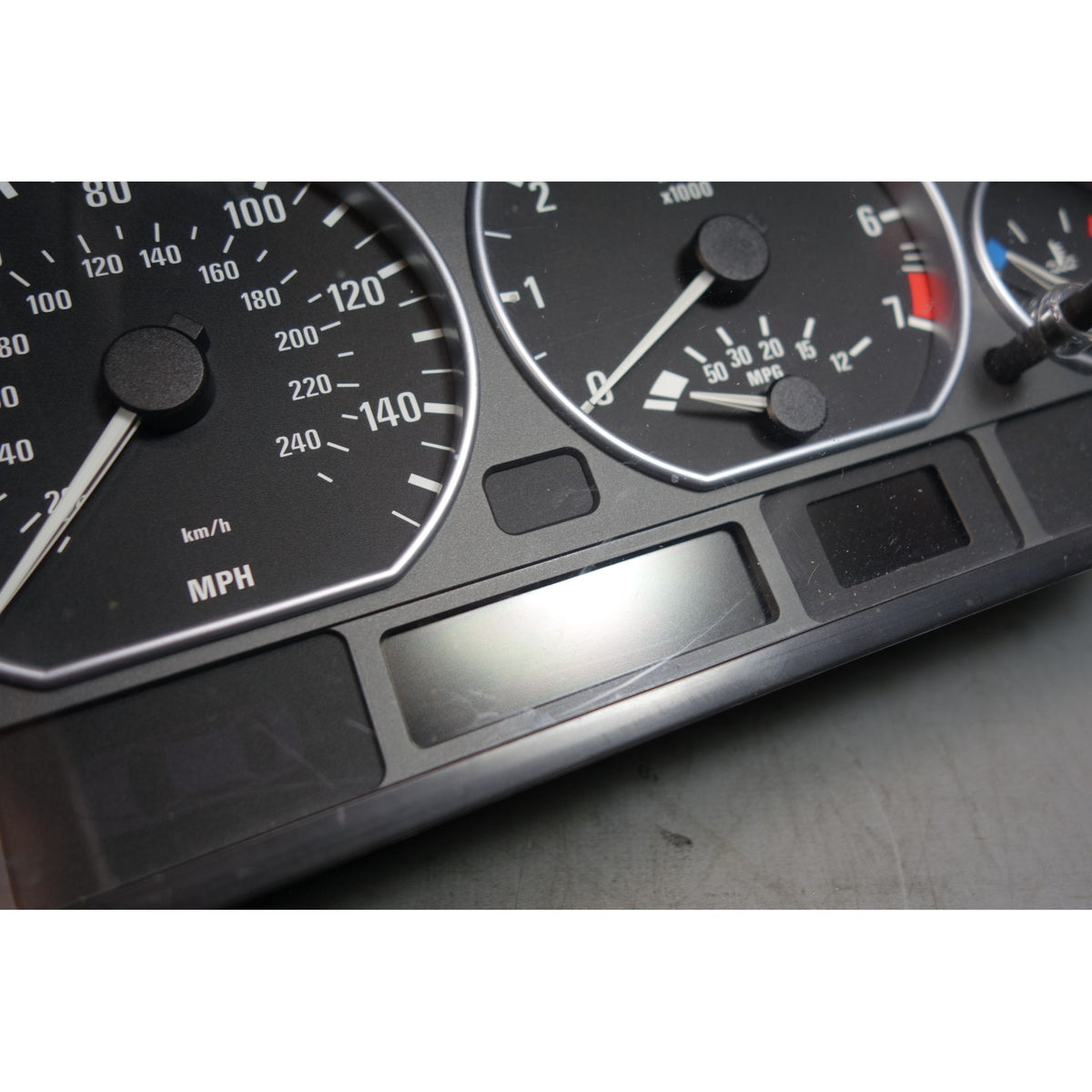 BMW E46 325i 330i M54 OEM Instrument Cluster Speedometer Chrome Auto SMG 01-05