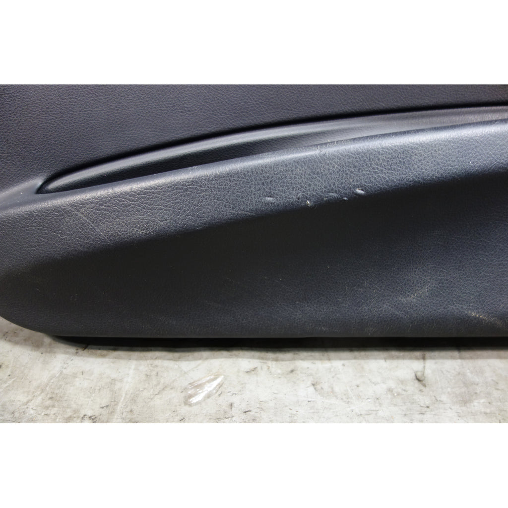 12-19 BMW F30 3-Series Front Interior Door Panels Black Leather Red Accent OEM