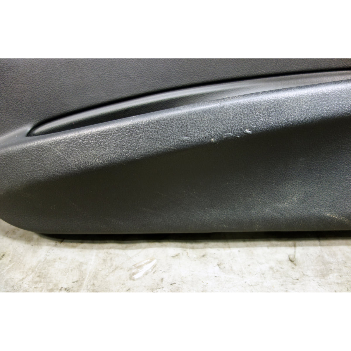 12-19 BMW F30 3-Series Front Interior Door Panels Black Leather Red Accent OEM