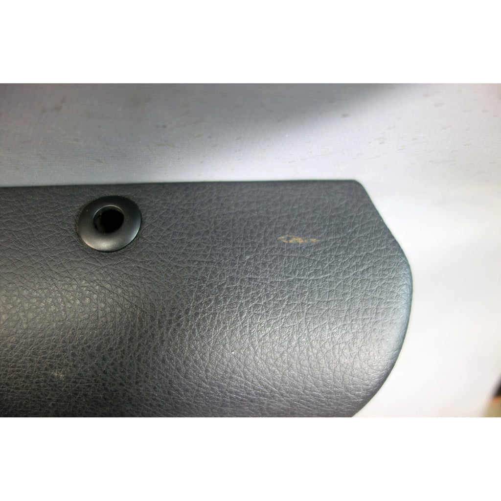 12-19 BMW F30 3-Series Front Interior Door Panels Black Leather Red Accent OEM