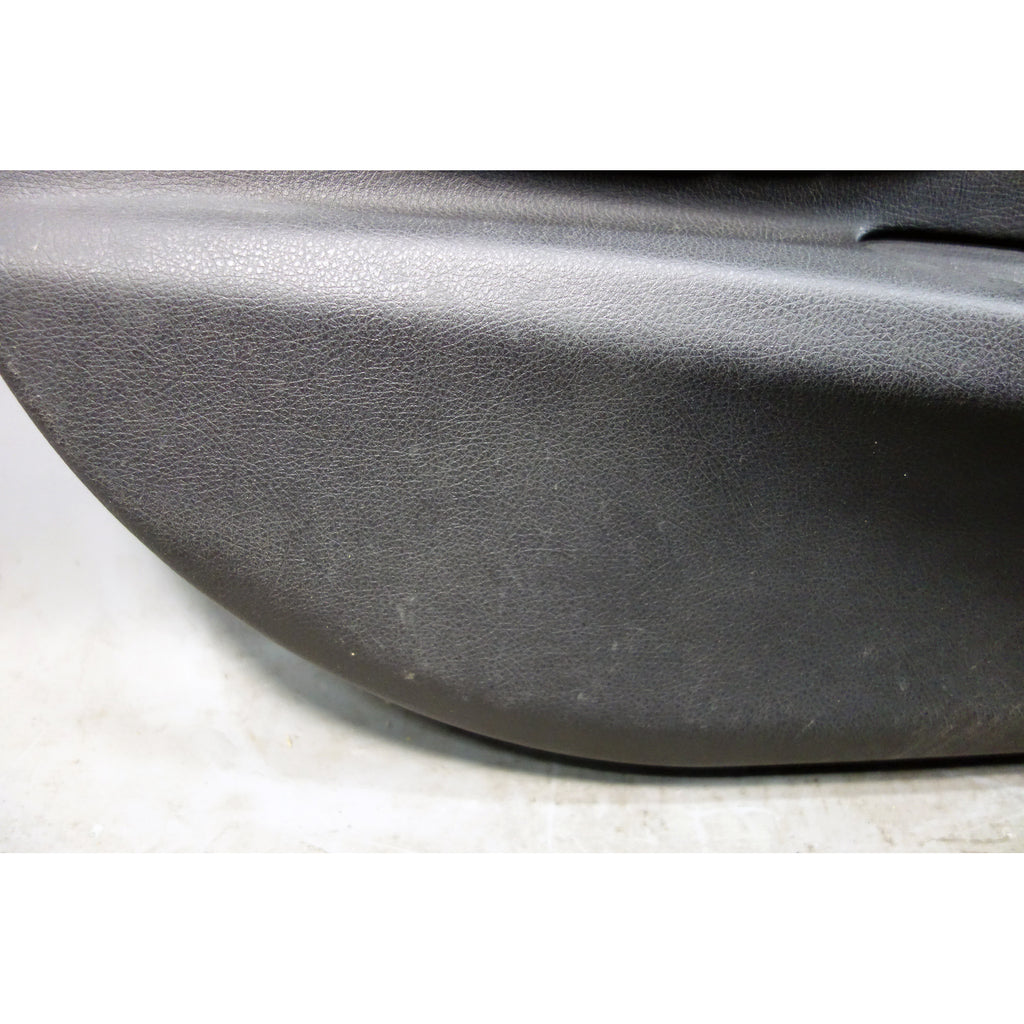 12-19 BMW F30 3-Series Front Interior Door Panels Black Leather Red Accent OEM