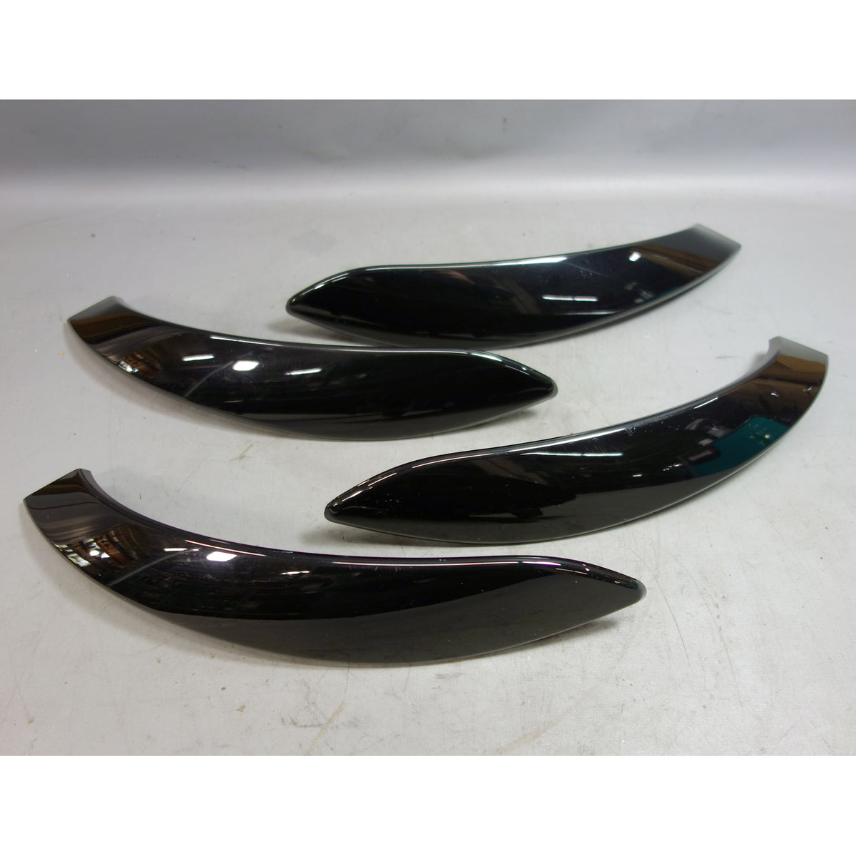 2012-2019 BMW F3x 3-Series Interior 4-Door Grab Handle Trim Set Piano Black OEM
