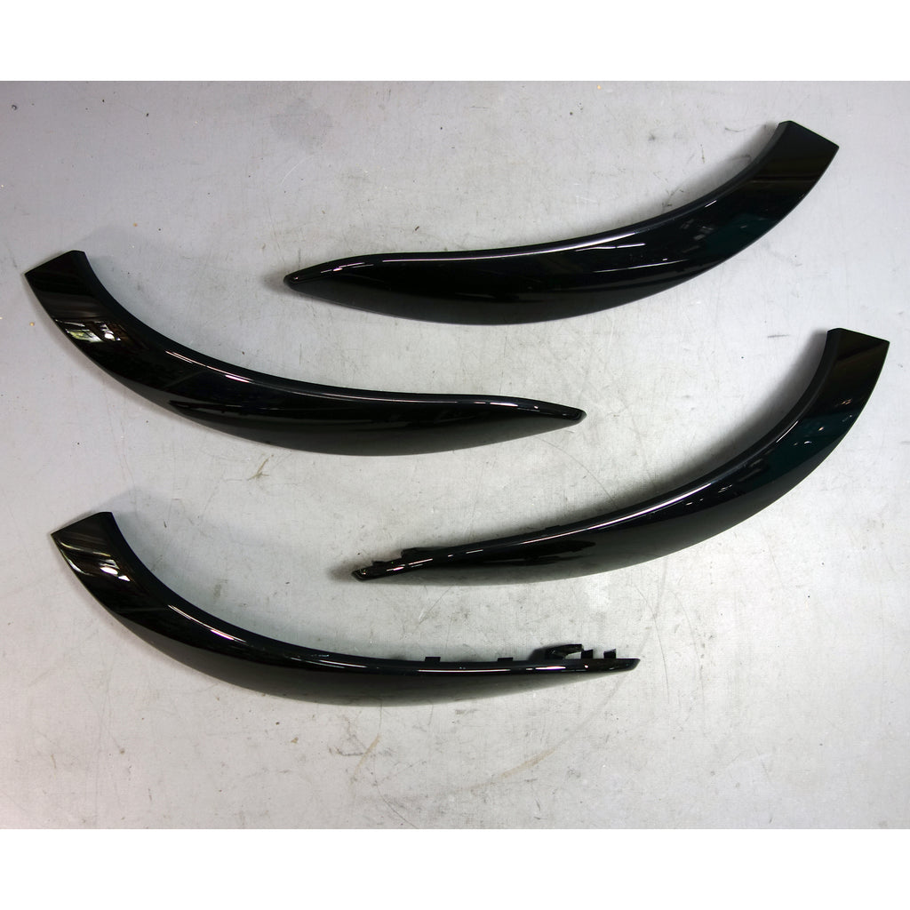 2012-2019 BMW F3x 3-Series Interior 4-Door Grab Handle Trim Set Piano Black OEM