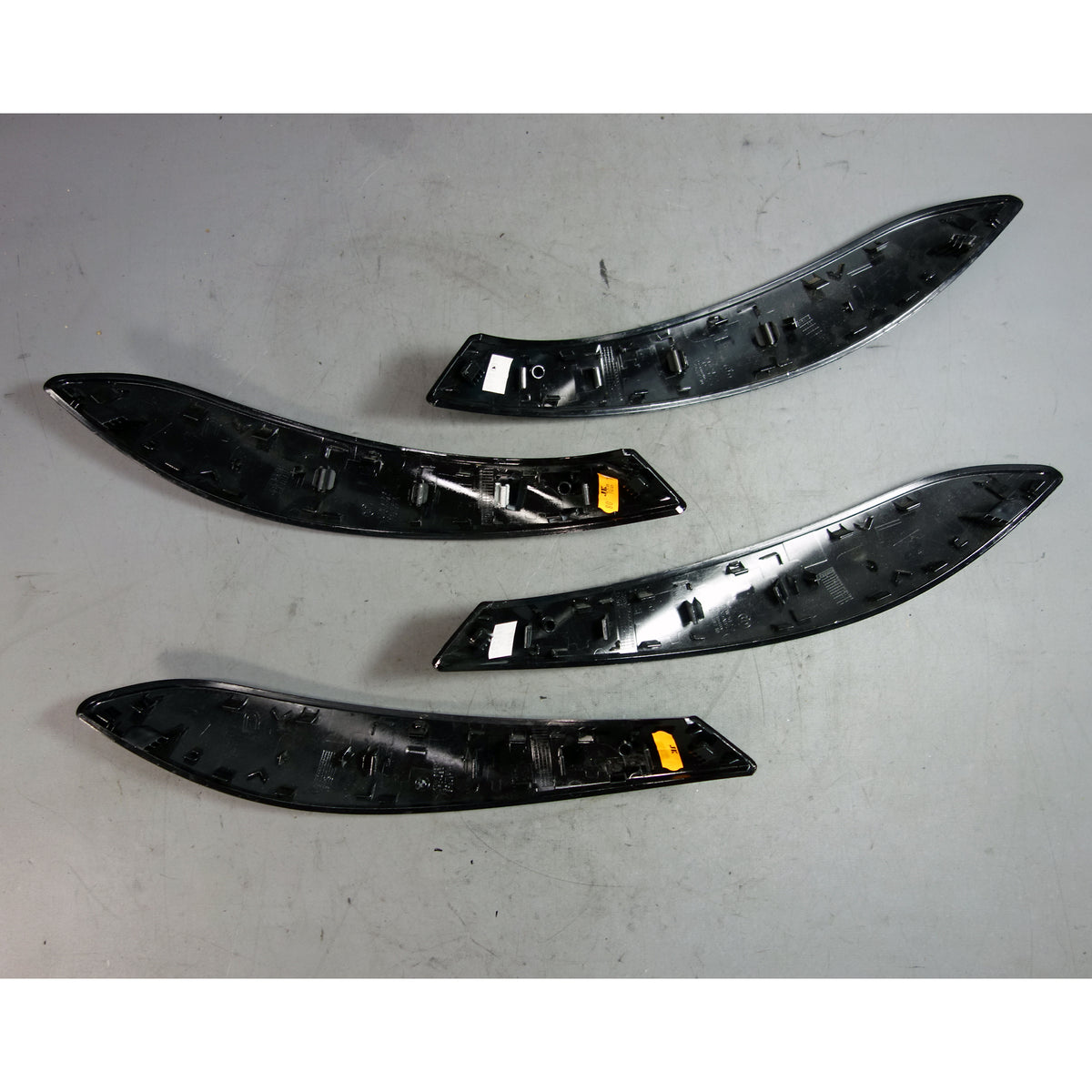 2012-2019 BMW F3x 3-Series Interior 4-Door Grab Handle Trim Set Piano Black OEM