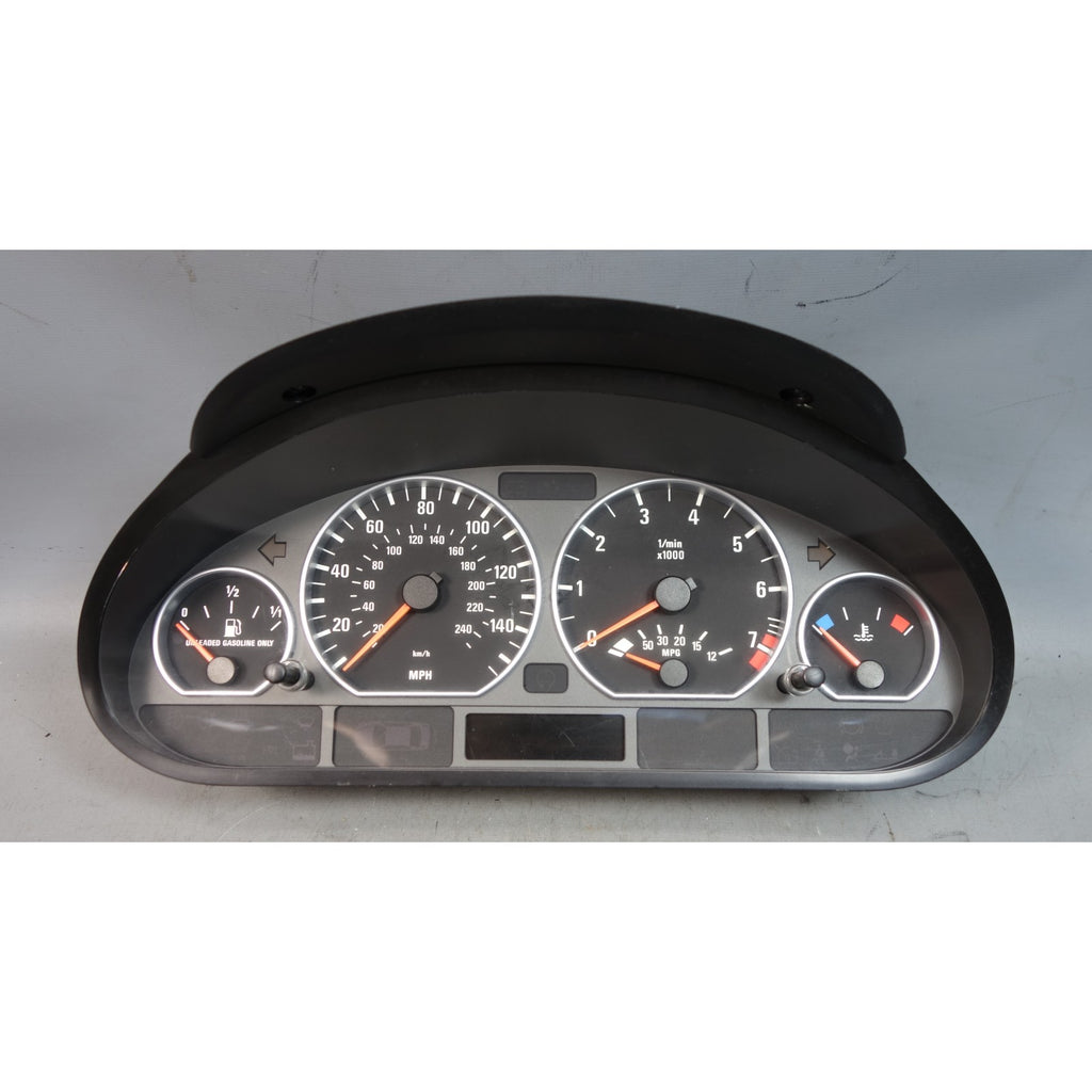BMW E46 330i ZHP Instrument Cluster Speedometer Performance Package Manual OEM