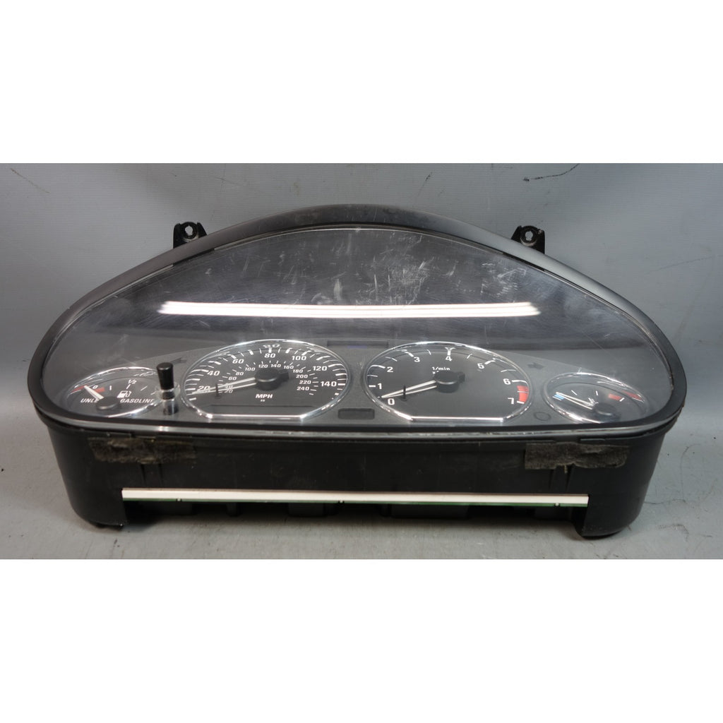 BMW Z3 2.3 2.8 Roadster Coupe OEM Instrument Cluster Speedometer Chrome Rings