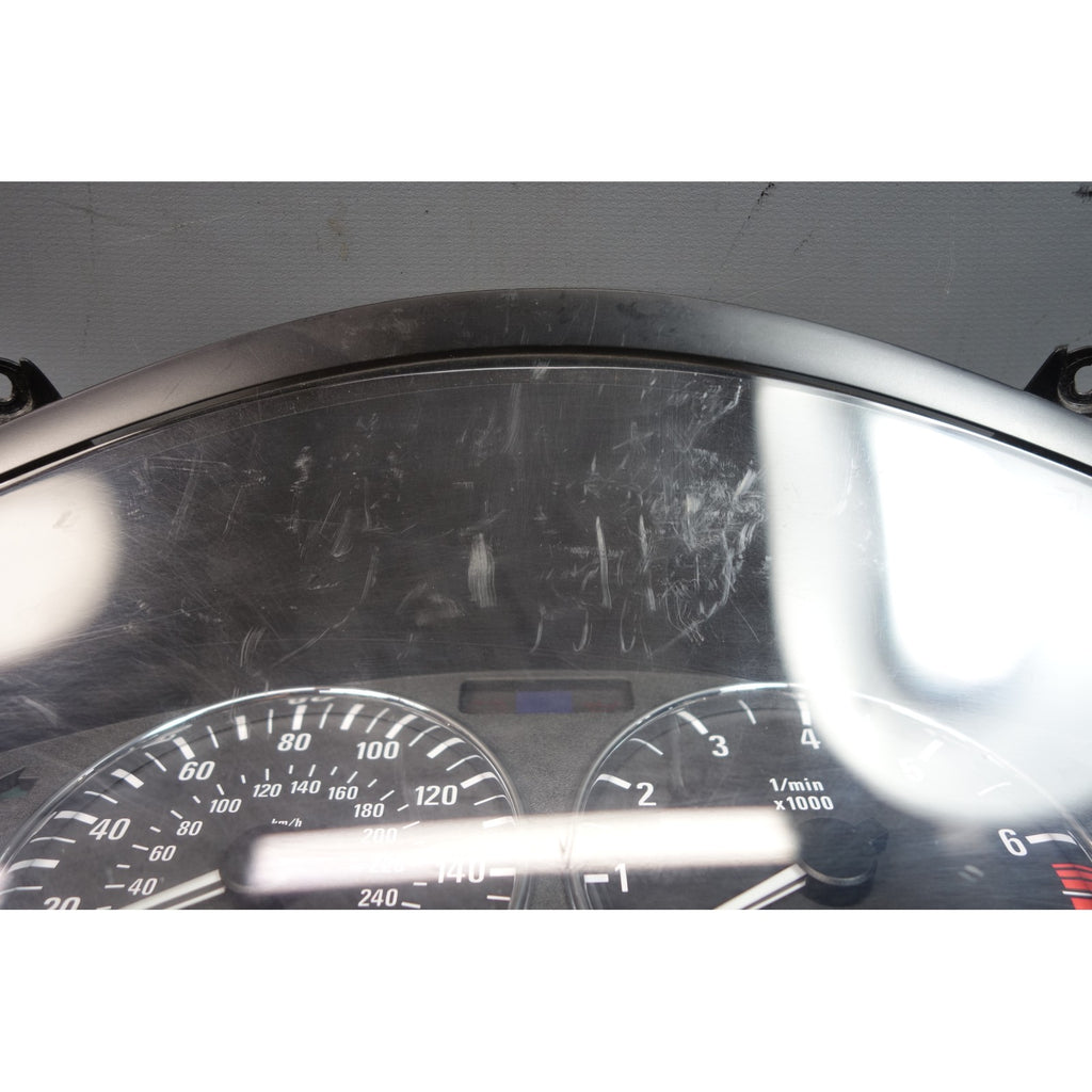 BMW Z3 2.3 2.8 Roadster Coupe OEM Instrument Cluster Speedometer Chrome Rings