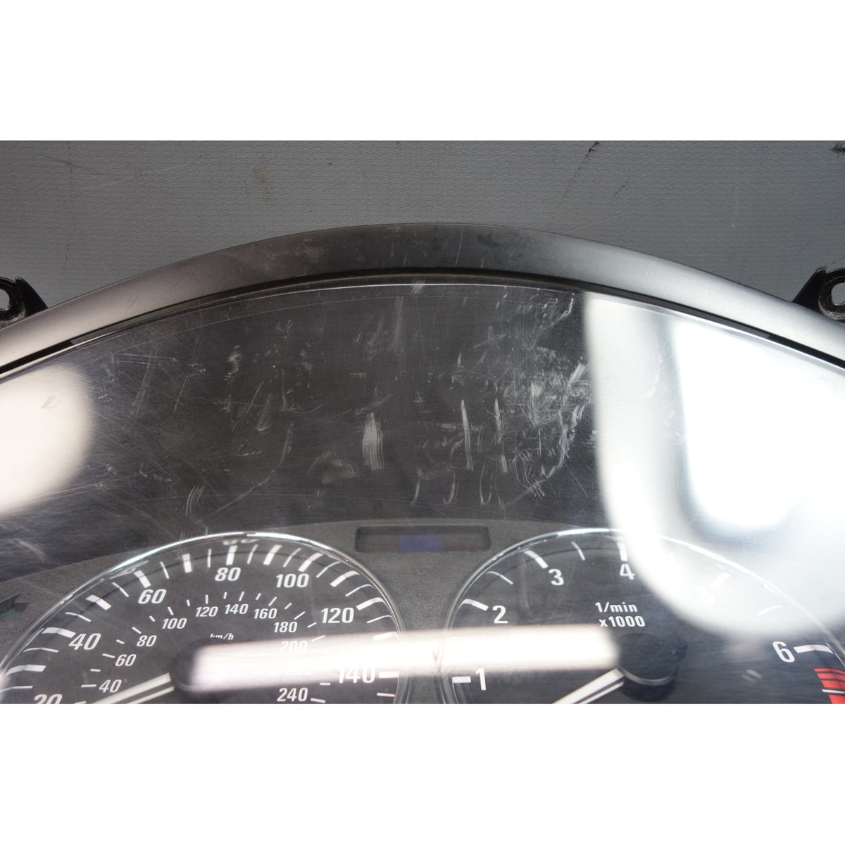 BMW Z3 2.3 2.8 Roadster Coupe OEM Instrument Cluster Speedometer Chrome Rings