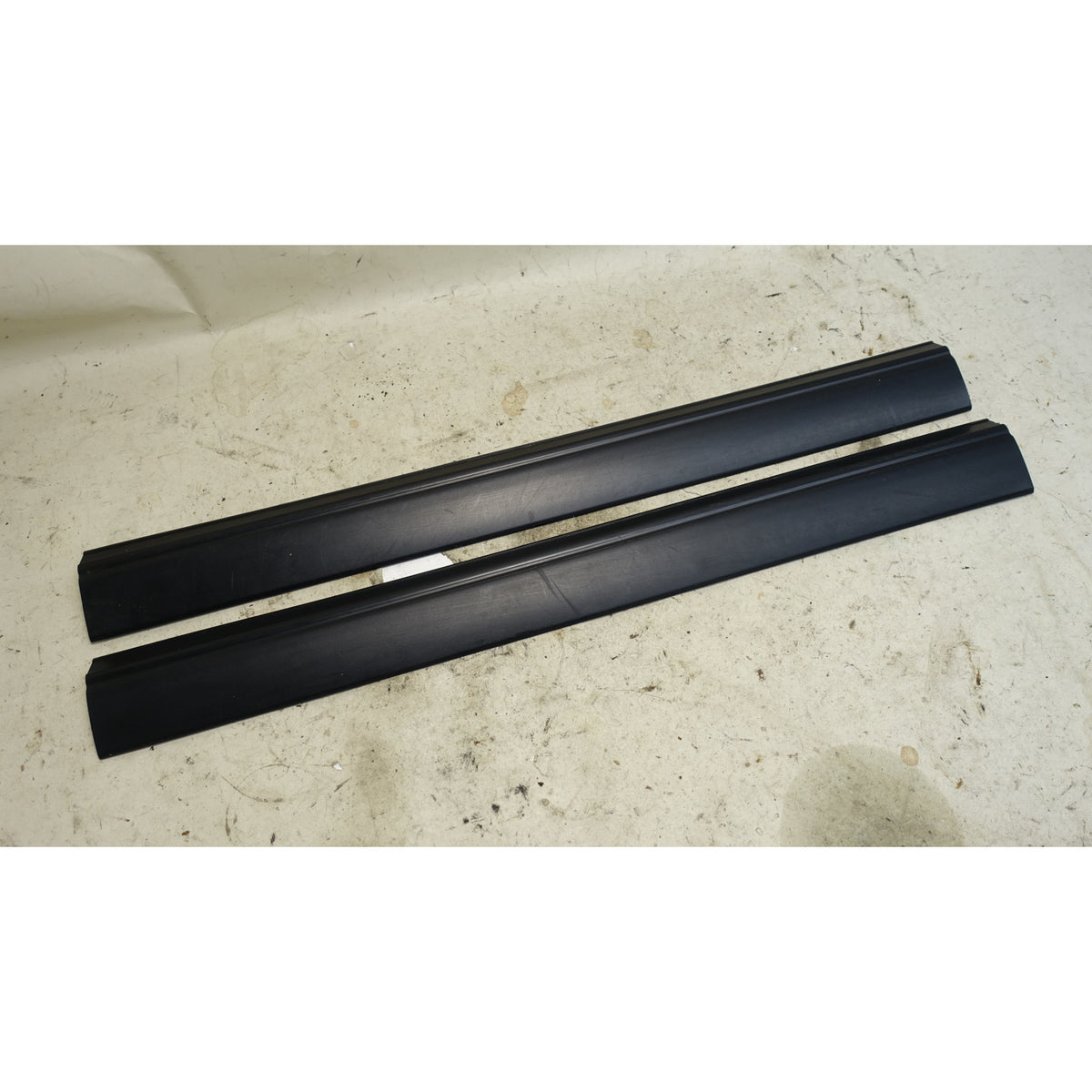 1996-2002 BMW Z3 Roadster Coupe Black Interior Door Sill Trim Cover Pair OEM