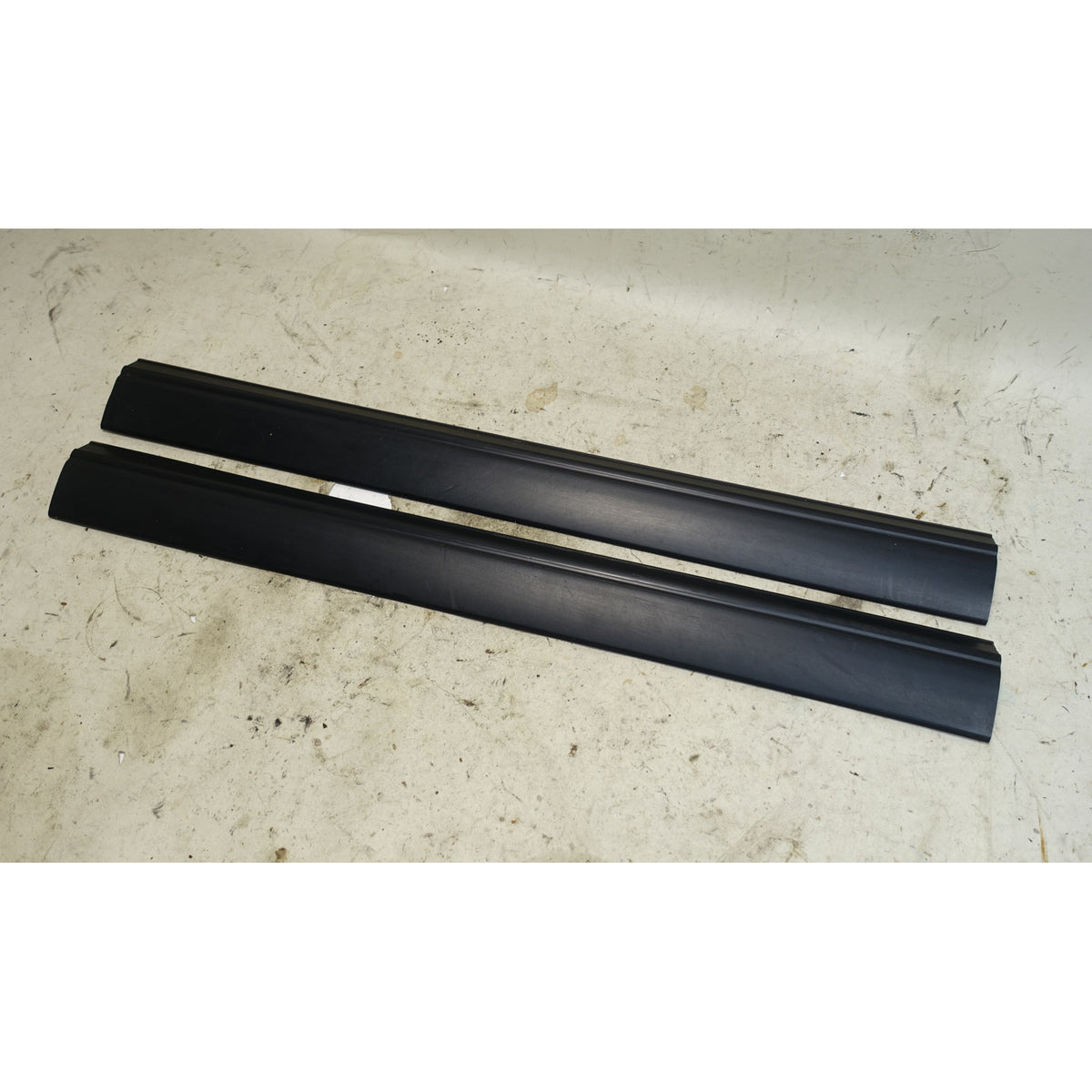 1996-2002 BMW Z3 Roadster Coupe Black Interior Door Sill Trim Cover Pair OEM