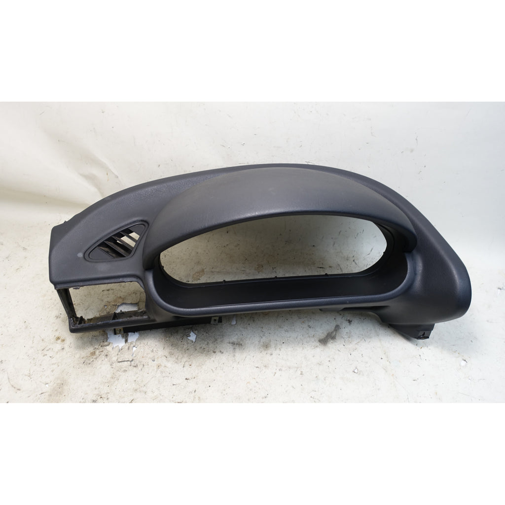 BMW Z3 Left Driver Dash Cluster Dome Trim Black Vinyl OEM 1996-2002 *Damaged*