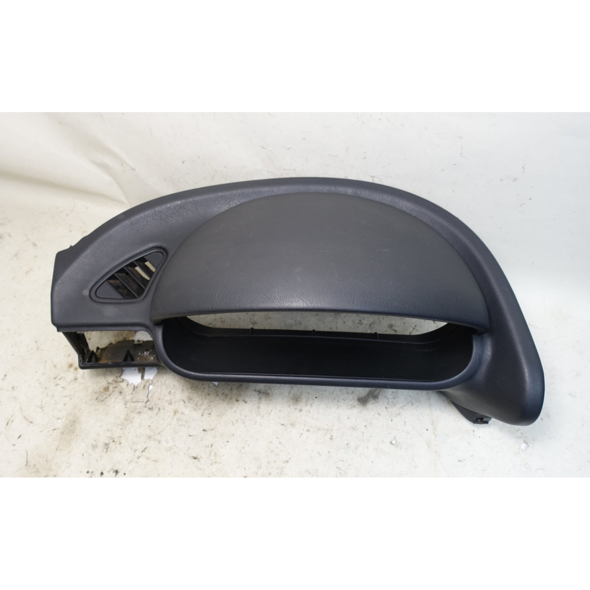 BMW Z3 Left Driver Dash Cluster Dome Trim Black Vinyl OEM 1996-2002 *Damaged*