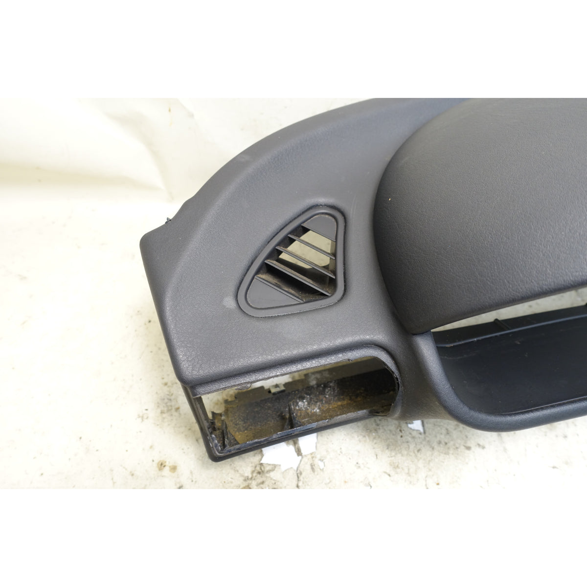 BMW Z3 Left Driver Dash Cluster Dome Trim Black Vinyl OEM 1996-2002 *Damaged*